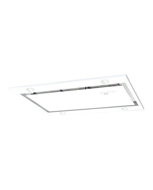 Exaustor de Ilha Cata 1000 GWH com 4 Níveis de Extração e de 100 cm - Vidro Branco Cristal branco-1