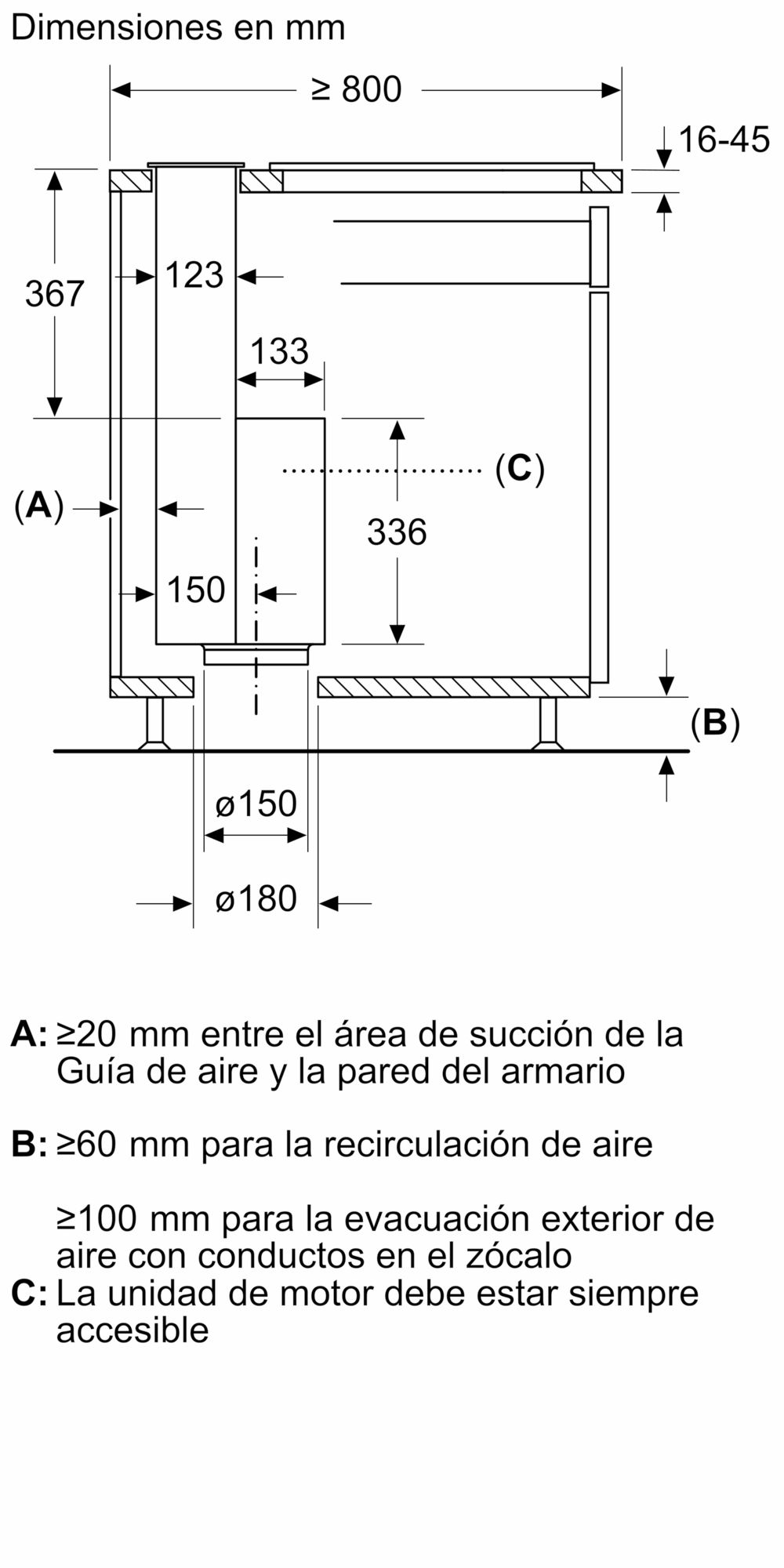 Campana de encimera Siemens cristal - LD98WMM60 - Negro Negro-10