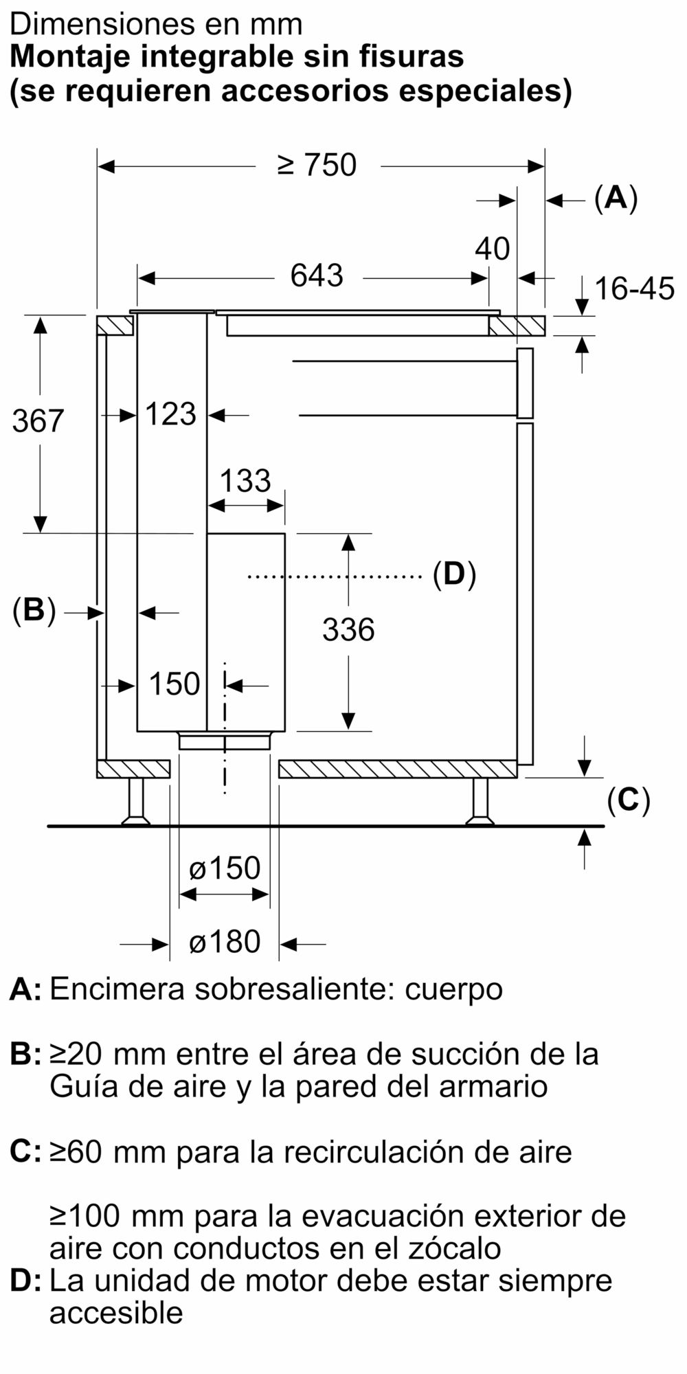 Campana de encimera Siemens cristal - LD98WMM60 - Negro Negro-11