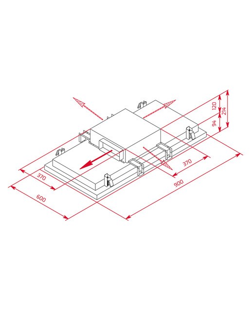 Exaustor de Teto Encastrável Teka DHT 97670 Função Fresh Air, 4 Velocidades + 2 Intensivas e de 90 cm - Branco Branco-2