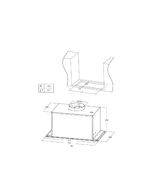 Exaustor de Filtragem Midea MH70BI3200X-ES de 3 Velocidades e de 70 cm - Inox Inox-2