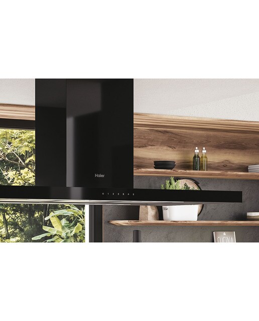 Exaustor de Ilha Haier HATSI120CBS6BVO com Inteligência Artificial I-Feel de 119,8 cm - Preto Preto-8