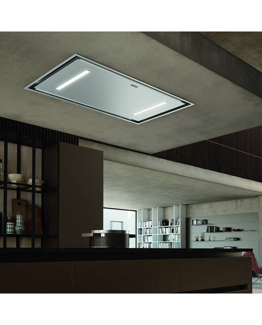Campana de techo Franke con 3 velocidades + intensiva - 3500679881 Cristal blanco-2