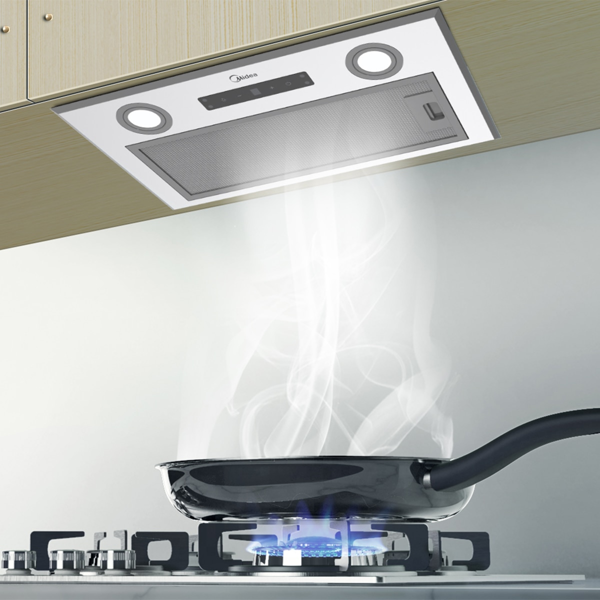 Exaustor de Filtragem Midea MH52T17ET21SG de 3 Velocidades e de 52 cm - Inox Inox-8