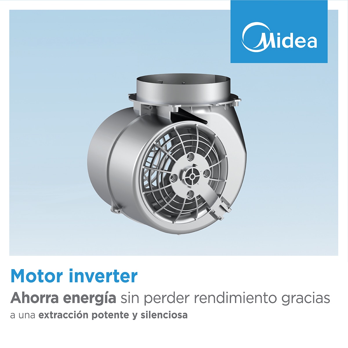 Exaustor de Filtragem Midea MH52T01ET22SG de 4 Velocidades e de 52 cm - Inox Inox-5