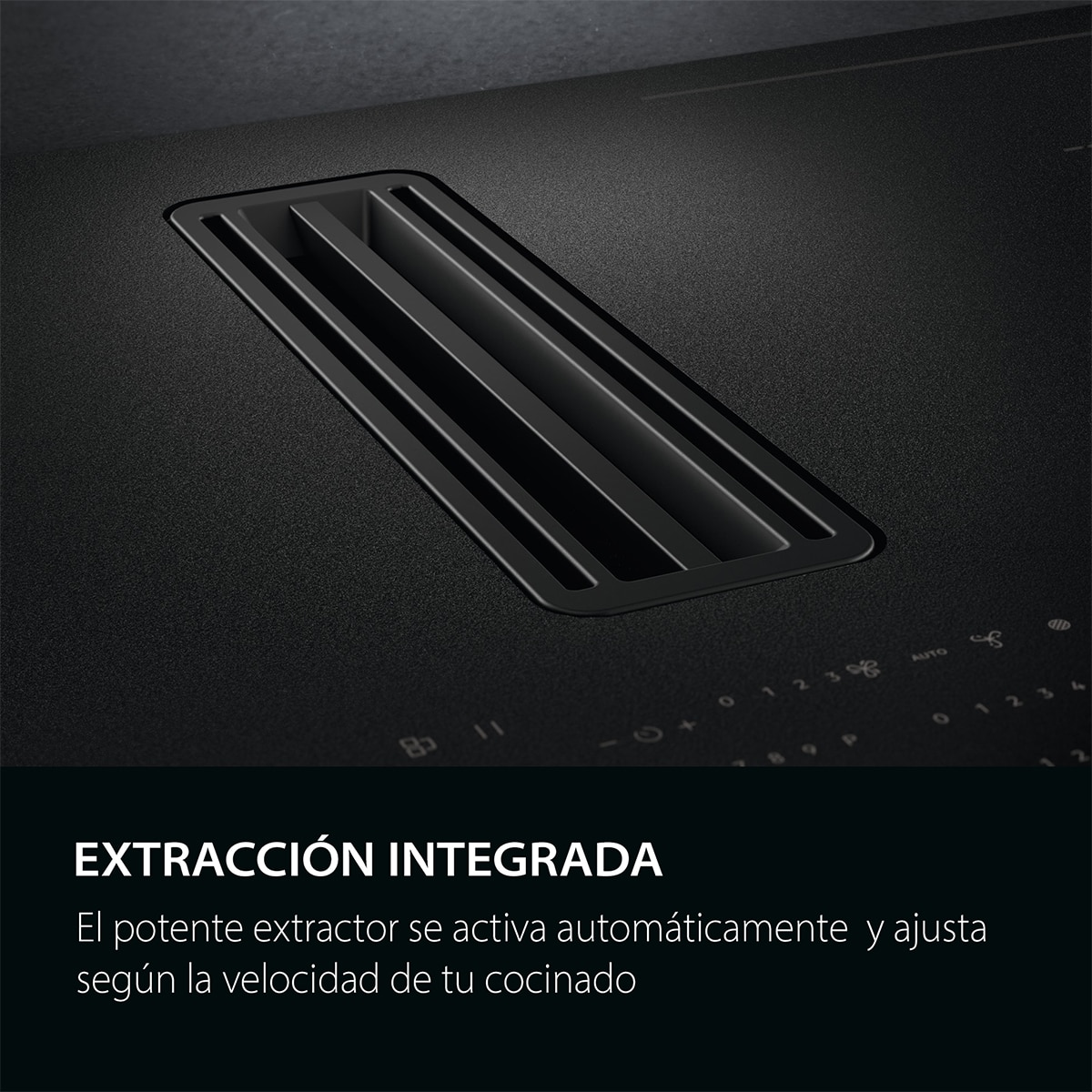Placa inducción AEG con campana, 4 zonas - NCP84C01AZ 4
