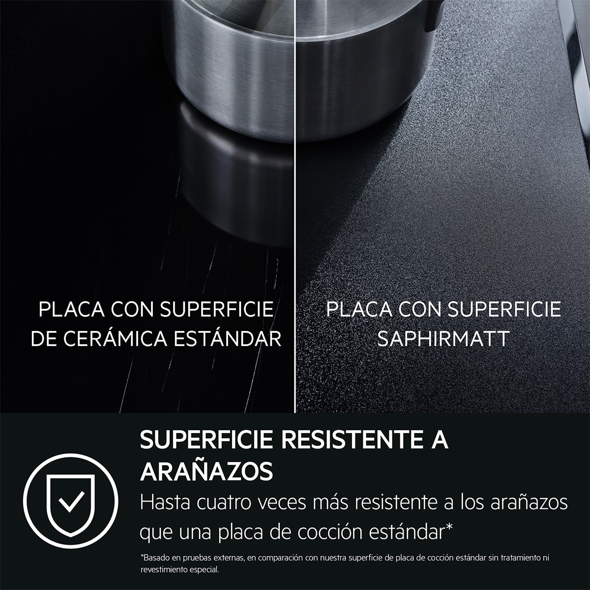Placa inducción AEG con campana, 4 zonas - NCP84C01AZ 6