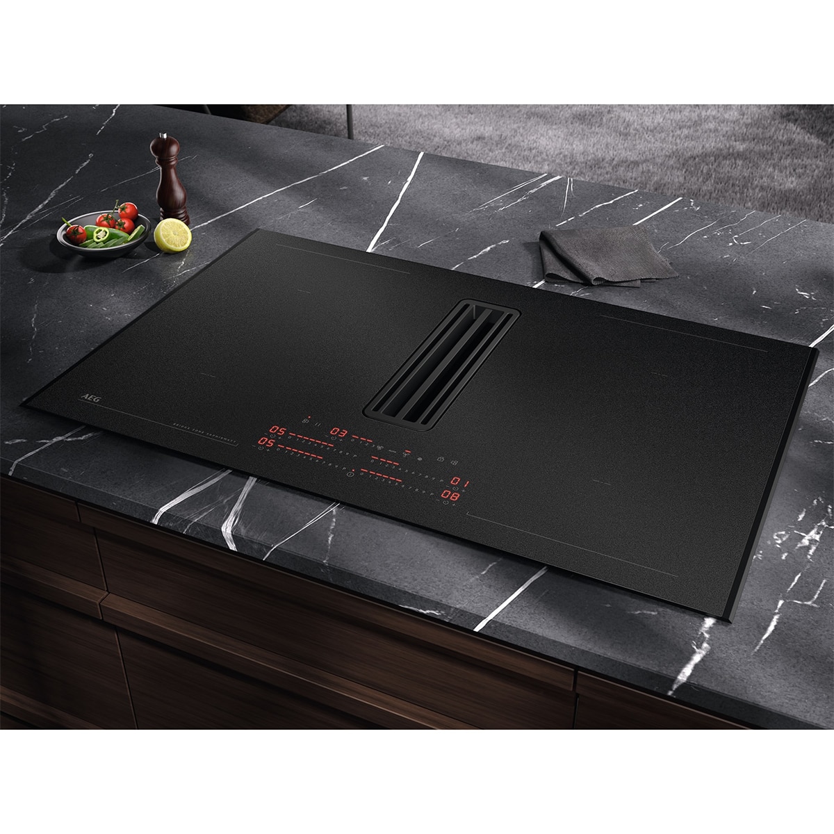 Placa inducción AEG con campana, 4 zonas - NCP84C01AZ 9