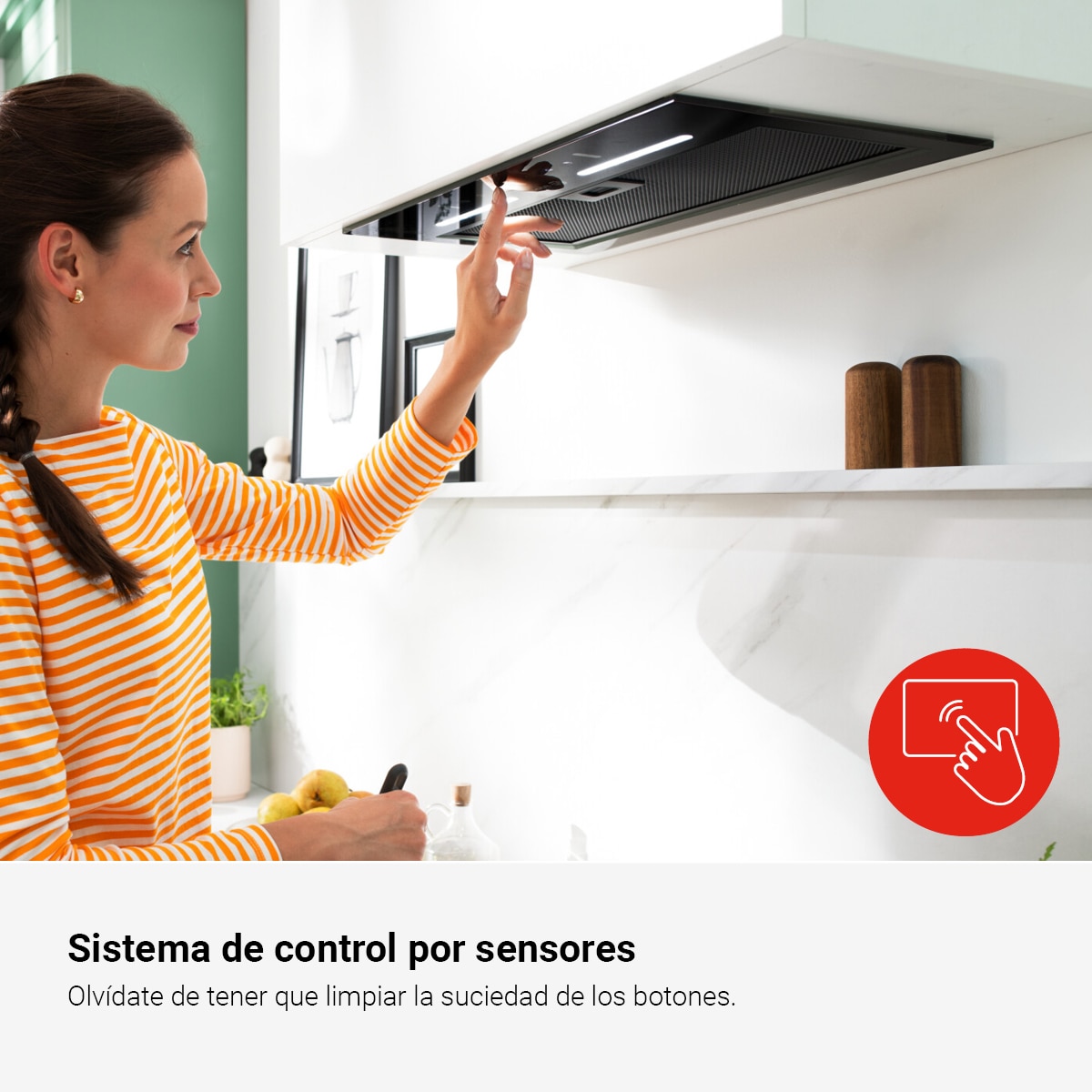 Campana isla Fagor con 4 velocidades - 3CFB-9005IX Acero Inox-3
