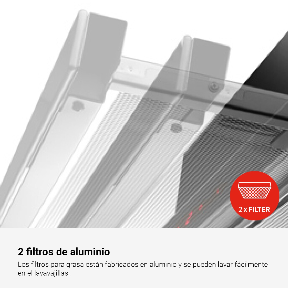 Campana isla Fagor con 4 velocidades - 3CFB-9005IX Acero Inox-5