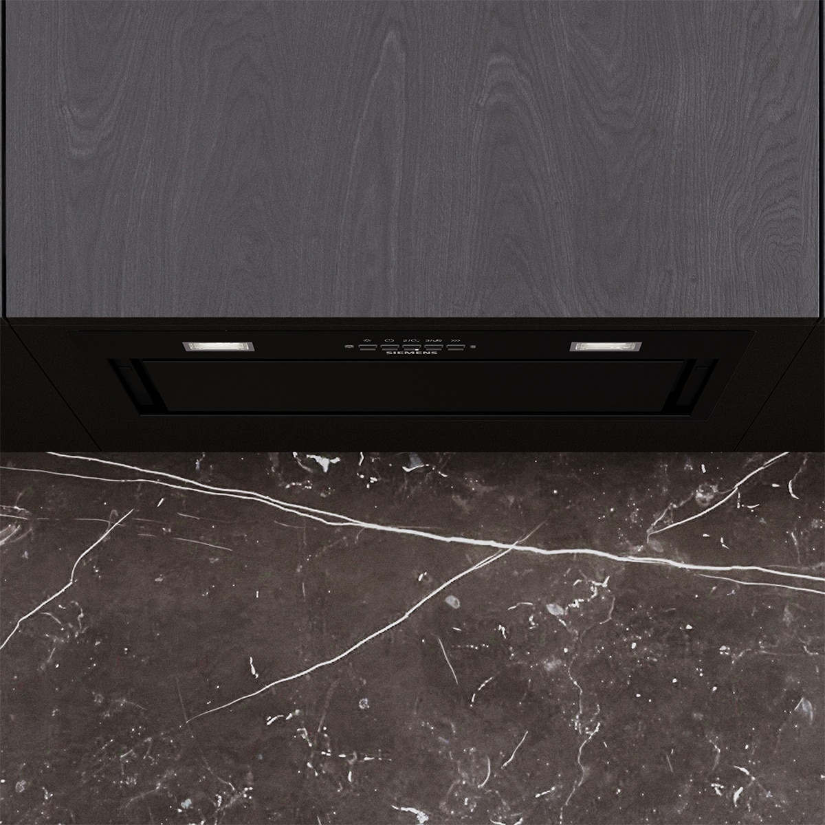 Campana extractora integrada Siemens iQ700, 3 velocidades + intensiva - LB57NPC60 Negro-7