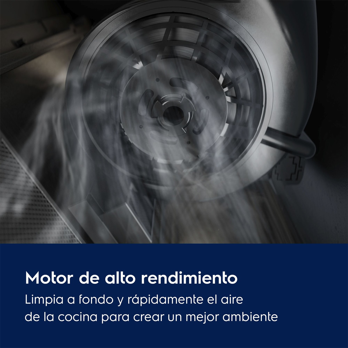 Campana extractora integrada Electrolux con 3 velocidades - LFP519X Inox antihuellas-2