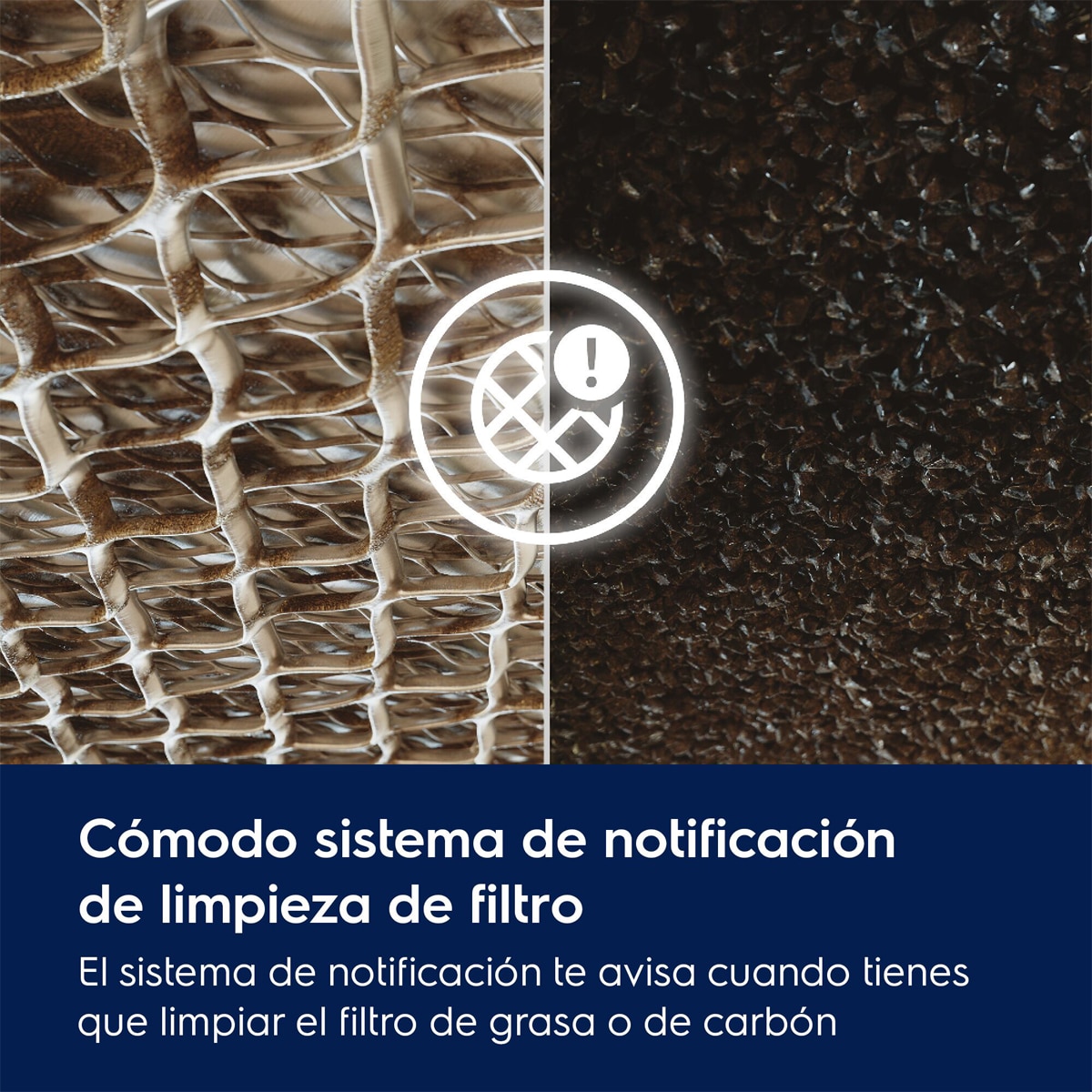 Campana extractora integrada Electrolux con 3 velocidades - LFP519X Inox antihuellas-4