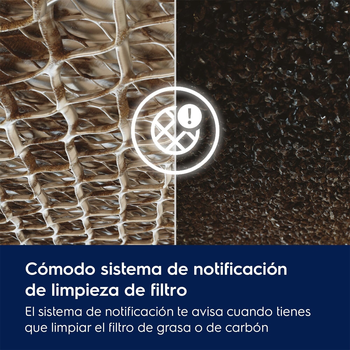 Campana extractora integrada Electrolux con 3 velocidades - LFP516X Inox antihuellas-4
