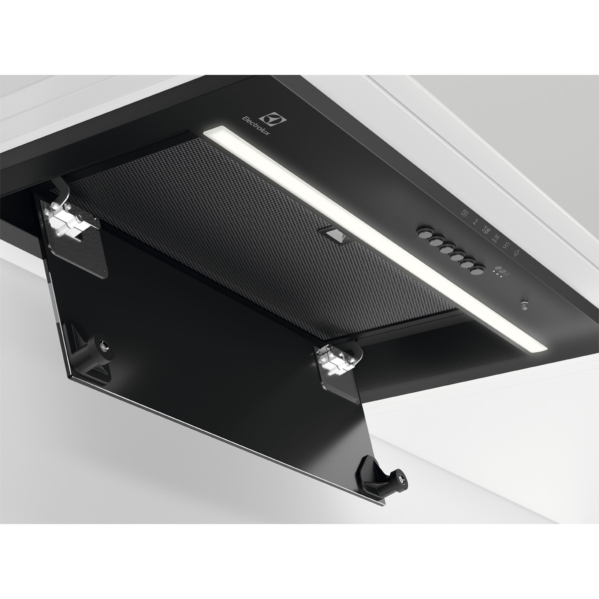 Campana extractora integrada Electrolux con 3 velocidades, 60 cm - LFG815K Negro-7