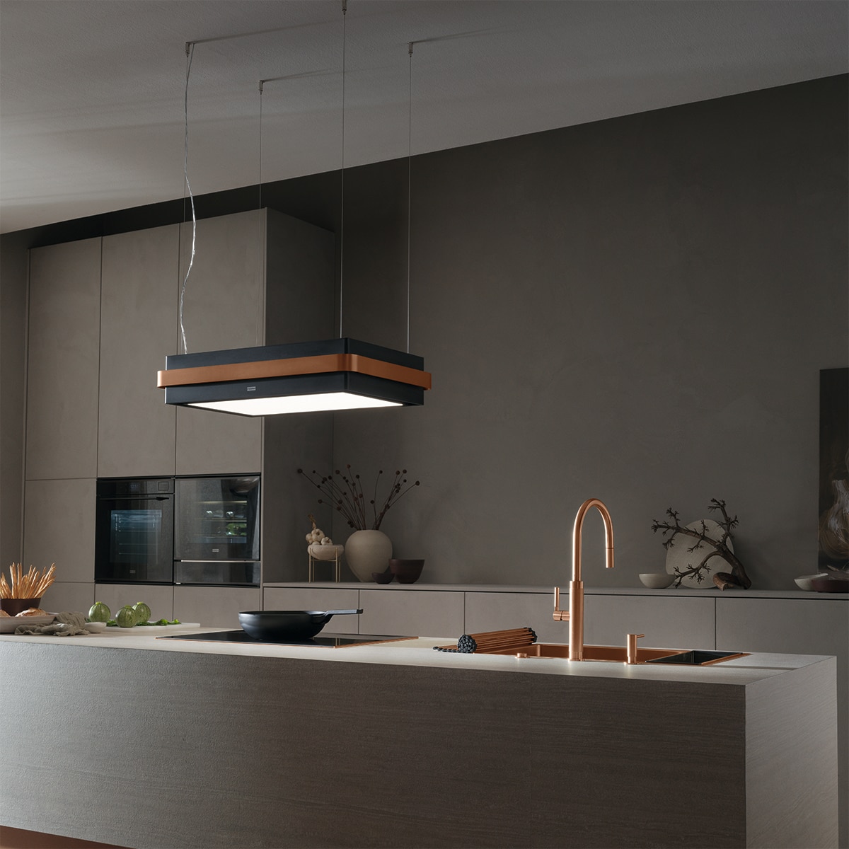 Campana isla Franke con 3 velocidades + intensiva - FMYS BK/CP F80 Negro mate-4