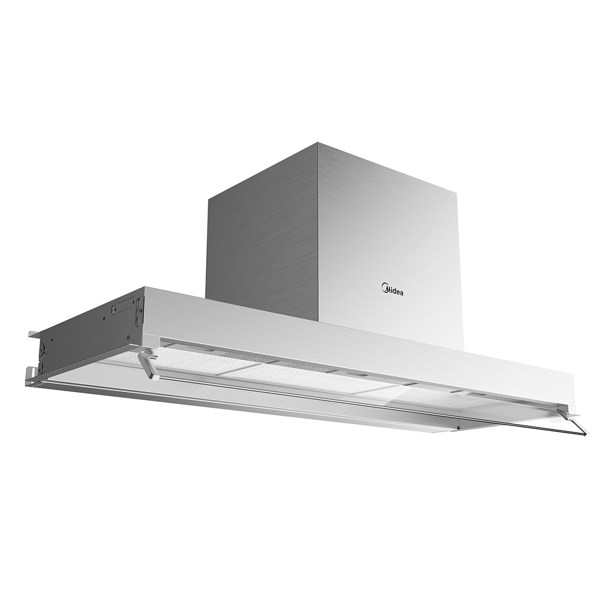 Campana extractora integrada Midea con 3 velocidades, 90 cm - MH90M02EM24SB Inox-11