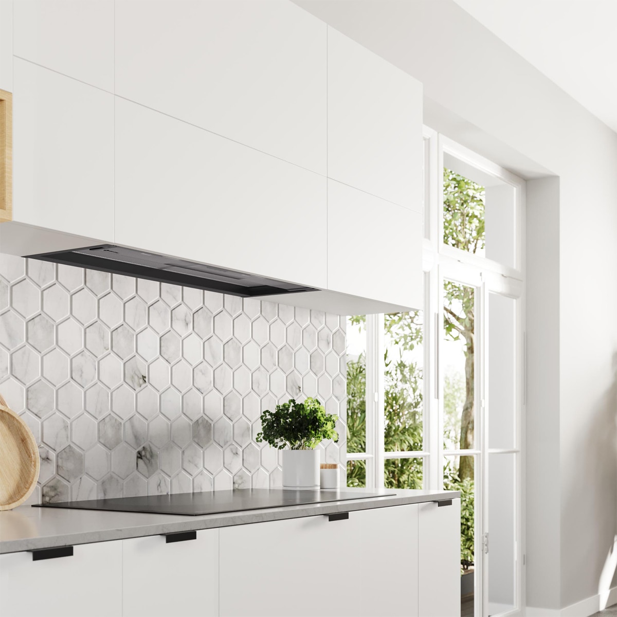Grupo filtrante Balay, 90 cm - cristal, negro mate - 3BD895MM Negro-3