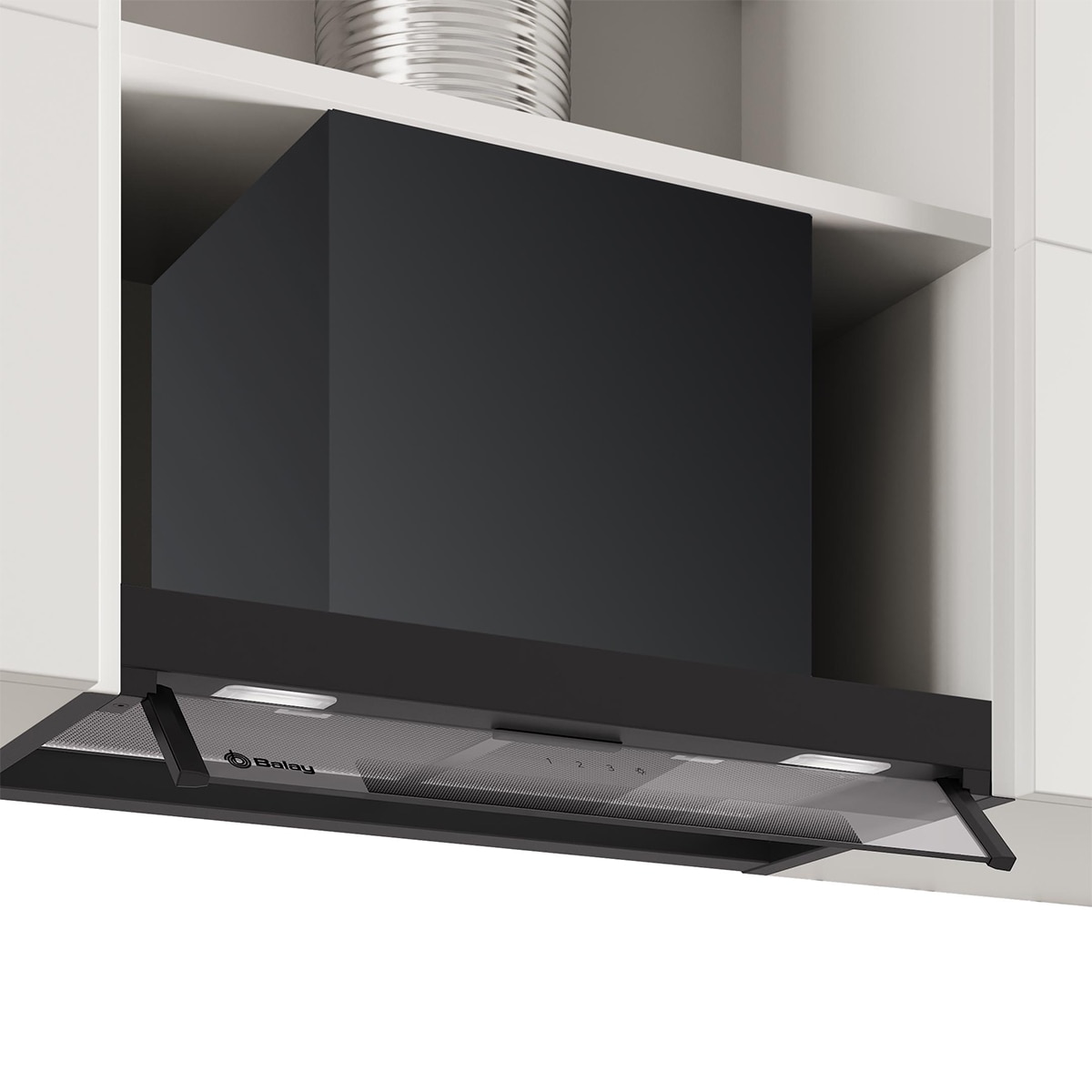 Imagen 0 de Grupo filtrante Balay, 60 cm - cristal, negro mate - 3BD865MM