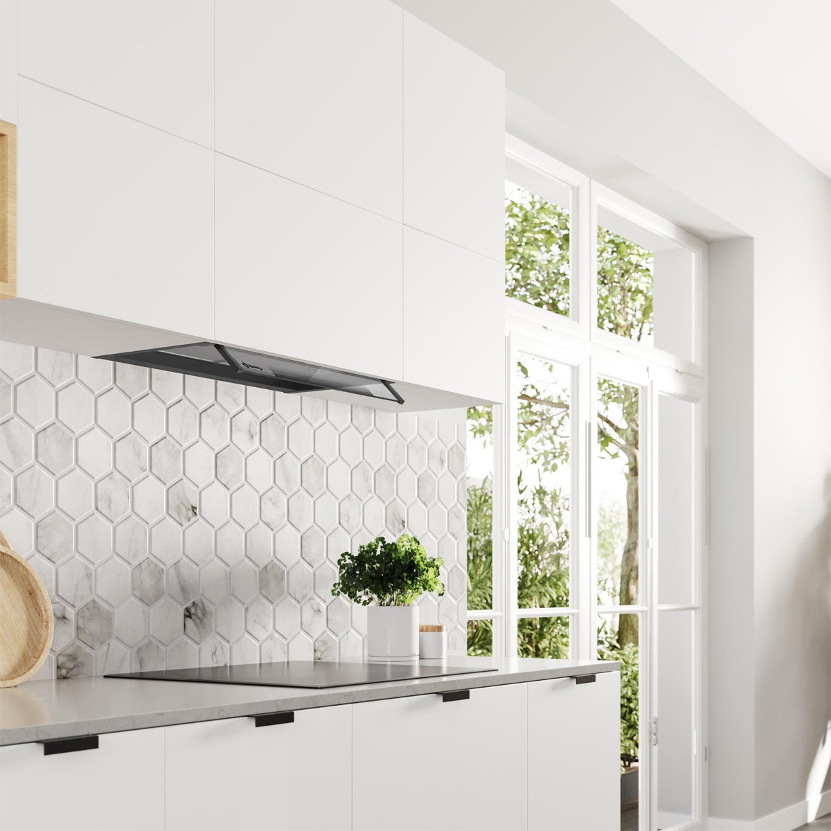Grupo filtrante Balay, 60 cm - cristal, negro mate - 3BD865MM Negro-2
