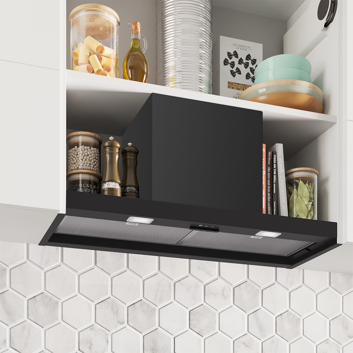 Grupo filtrante Balay, 80 cm - recirculación, negro mate - 3BD884MM Negro-5