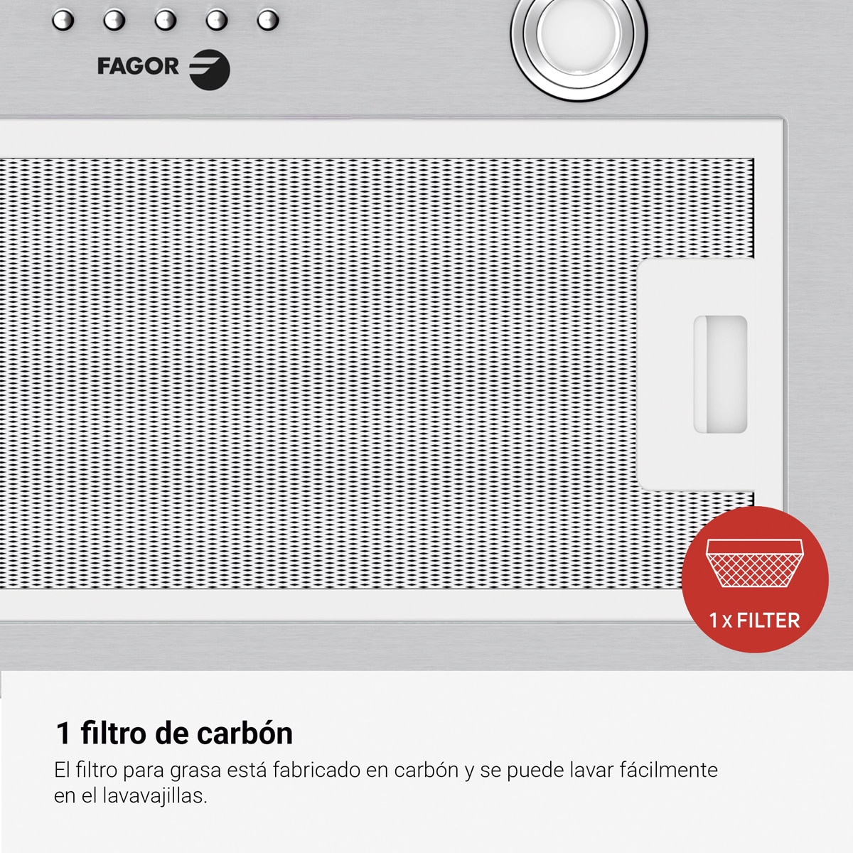 Grupo filtrante Fagor 3 velocidades Classic - 3AF3-6130X Inox-7