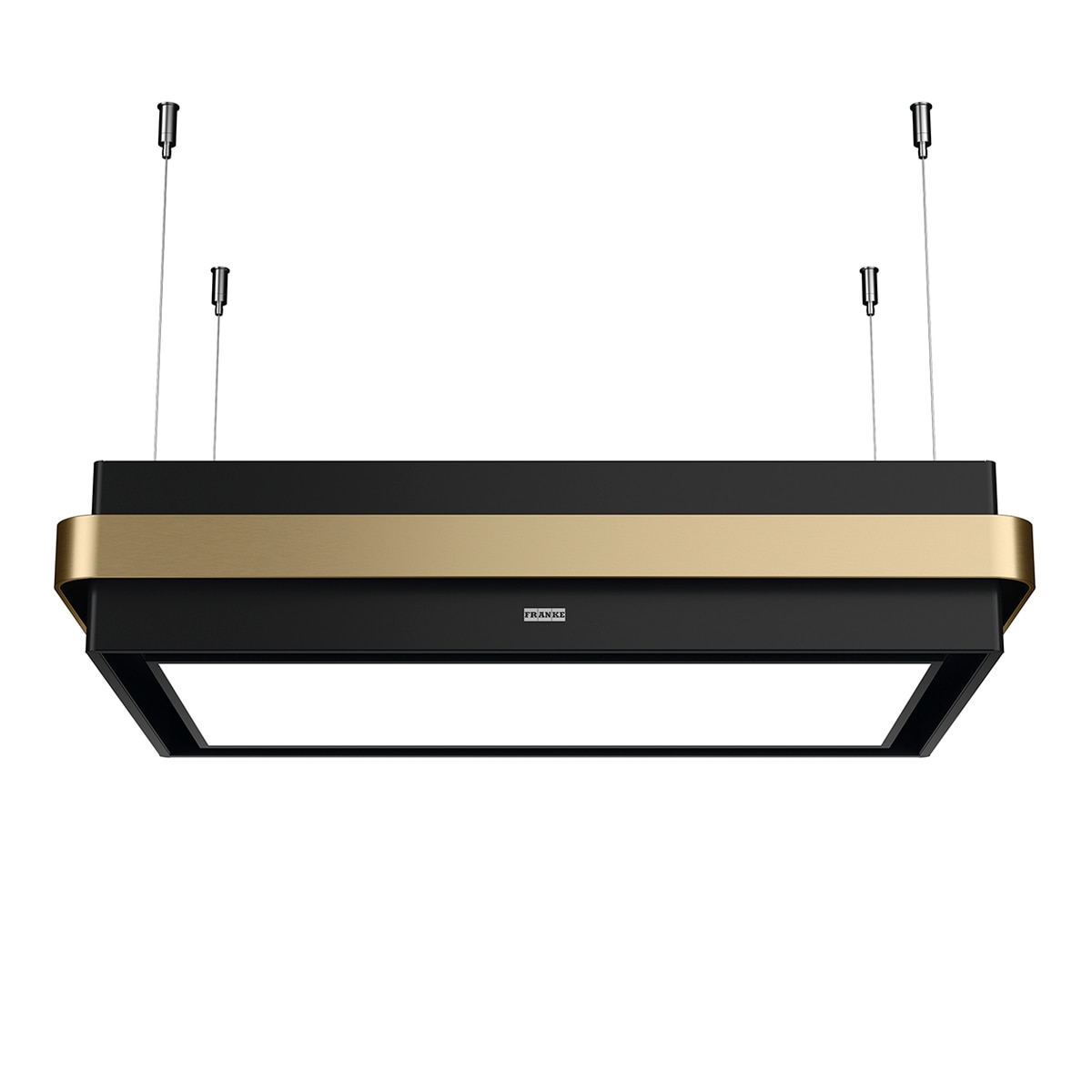 Franke - Campana isla Franke Mythos FMYS BK-GD F80 KL oro K-Link.