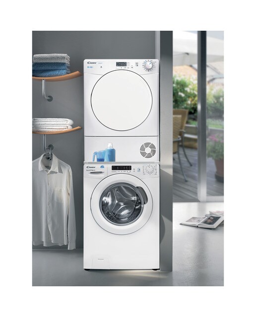 Imagen 11 de Secadora Candy 8 kg Condensación, Smart - CSE C8LF-S - Blanco Blanco