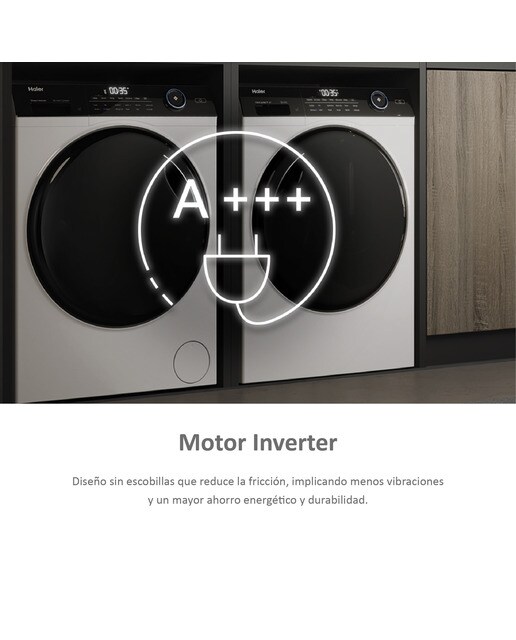 Secadora Haier 9 kg Condensación, Bomba de calor, I-Pro Series 5 - HD90 A3959S Blanco-4