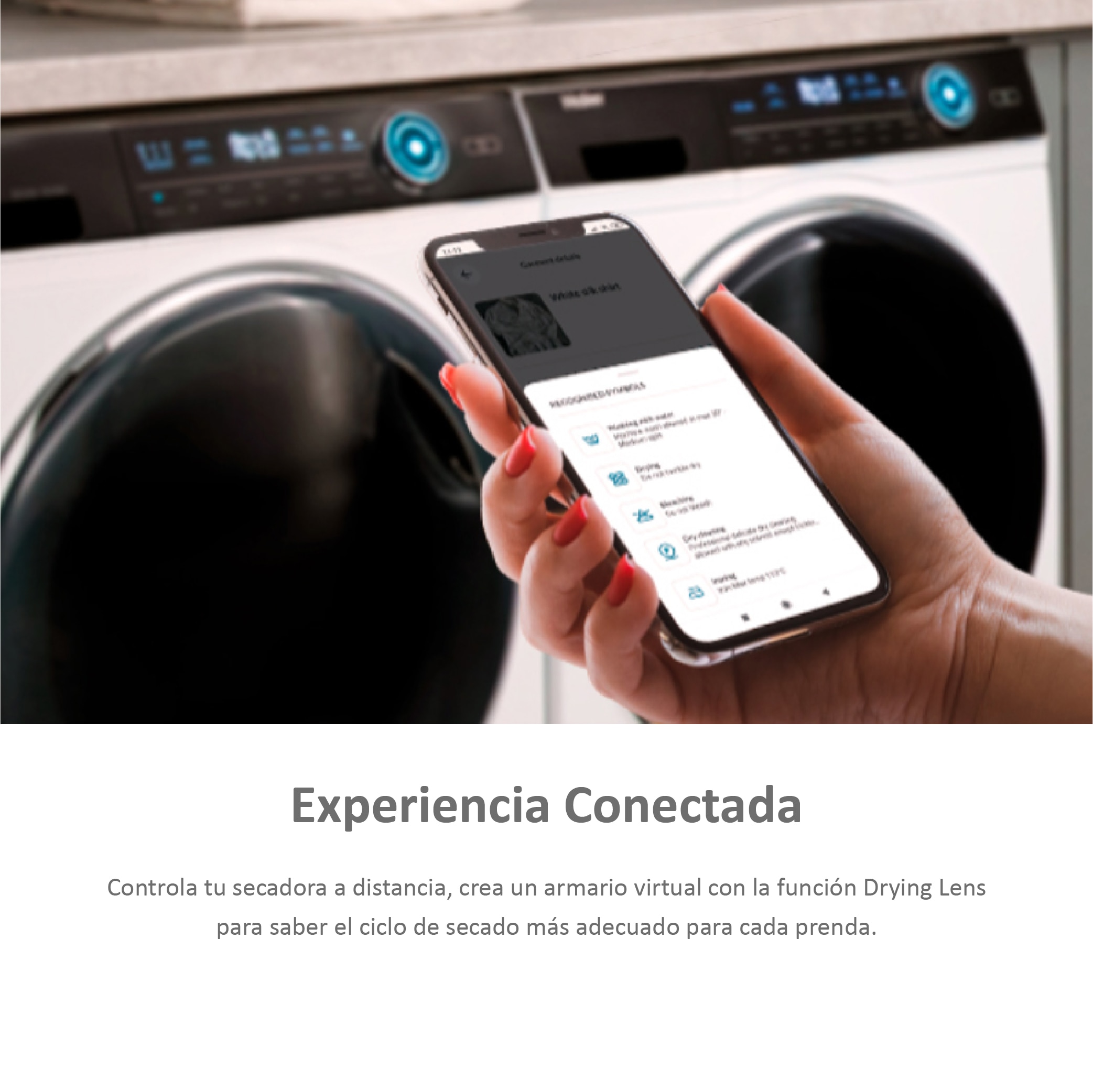 Secadora Haier 9 kg Condensación, Bomba de calor, I-Pro Series 5 - HD90 A3959S Blanco-6