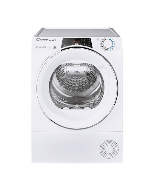 Secadora Candy 9 kg Condensación, Bomba de calor, RapidÓ - ROE H9A3TCEX-S Blanco-2