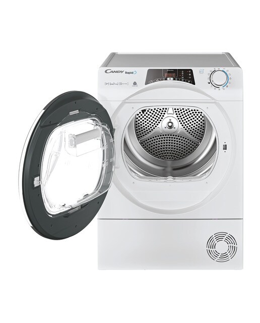 Secadora Candy 9 kg Condensación, Bomba de calor, RapidÓ - ROE H9A3TCEX-S Blanco-3