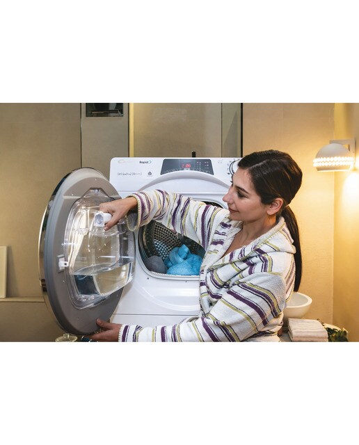 Secadora Candy 9 kg Condensación, Bomba de calor, RapidÓ - ROE H9A3TCEX-S Blanco-9