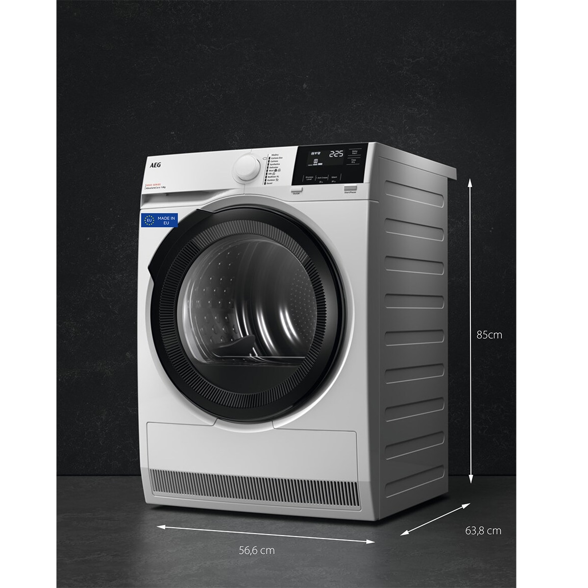 Secadora AEG 8 kg, Bomba de calor, Absolutecare - TR818A4OB Blanco-4