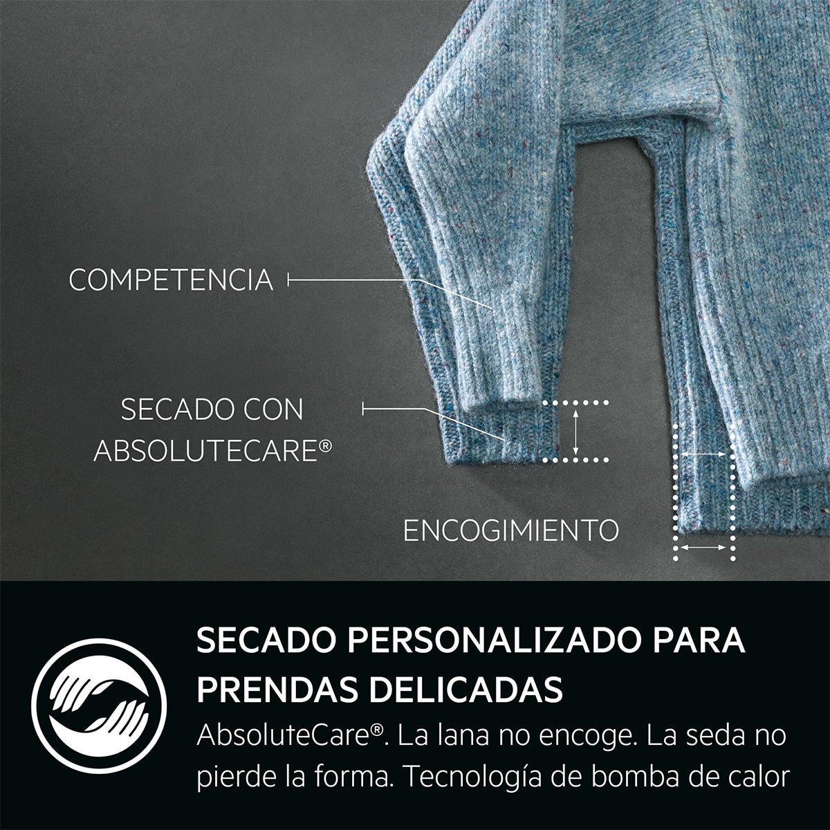 Secadora AEG 8 kg, Bomba de calor, Absolutecare - TR818A4OB Blanco-8