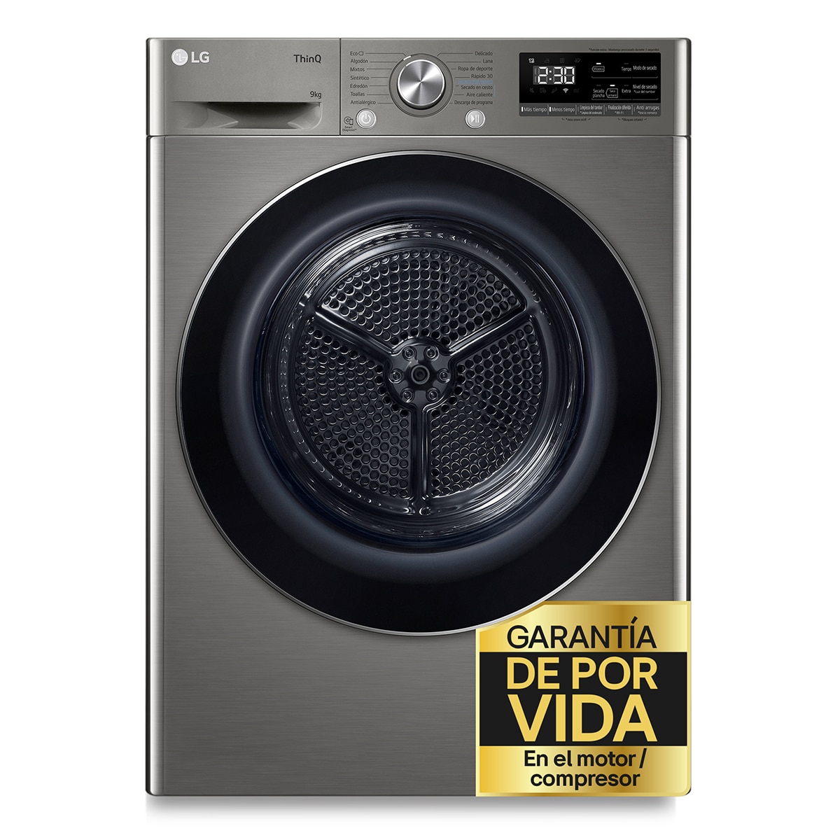 Imagen 0 de Secadora LG 9 kg Condensación, Bomba de calor - RH90V9PV2N