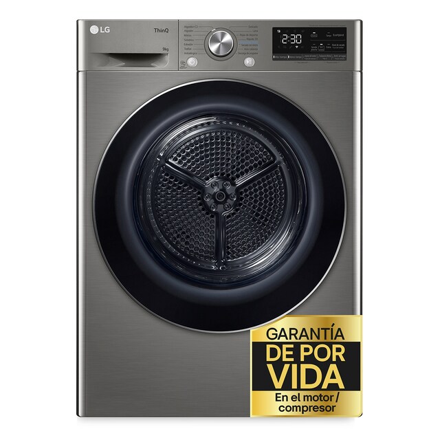 Imagen 0 de Secadora LG 9 kg Condensación, Bomba de calor - RH90V9PV2N