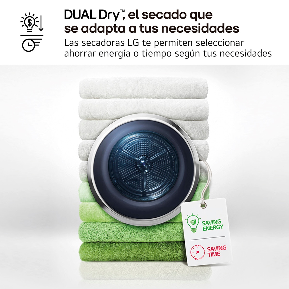 Secadora LG 10 kg, Condensación, Bomba de calor, Inverter - RH10V9AV2WR Blanco-9