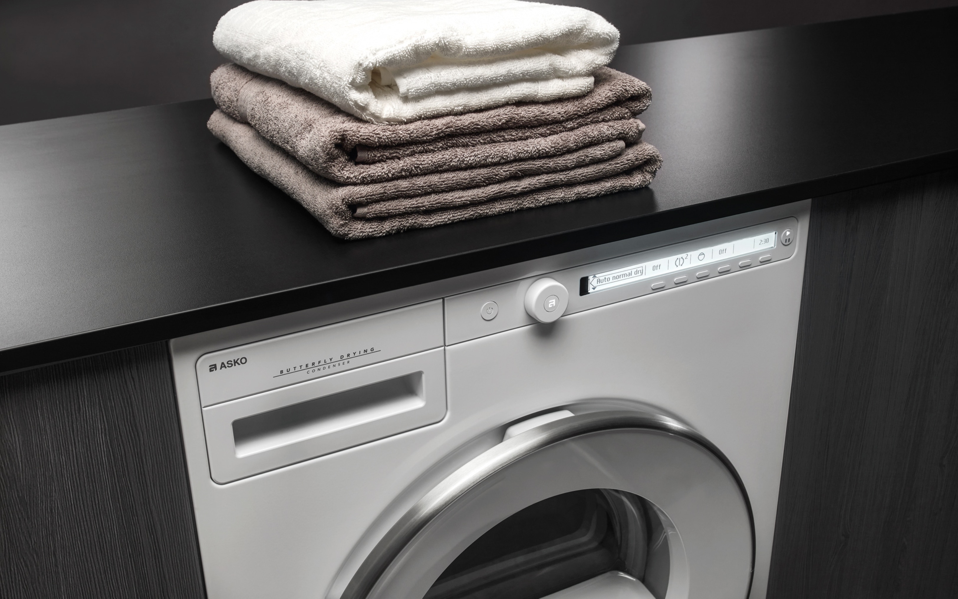 Máquina de Secar Roupa Asko T208H.W Condensação e de 8 Kg - Branco Branco-5