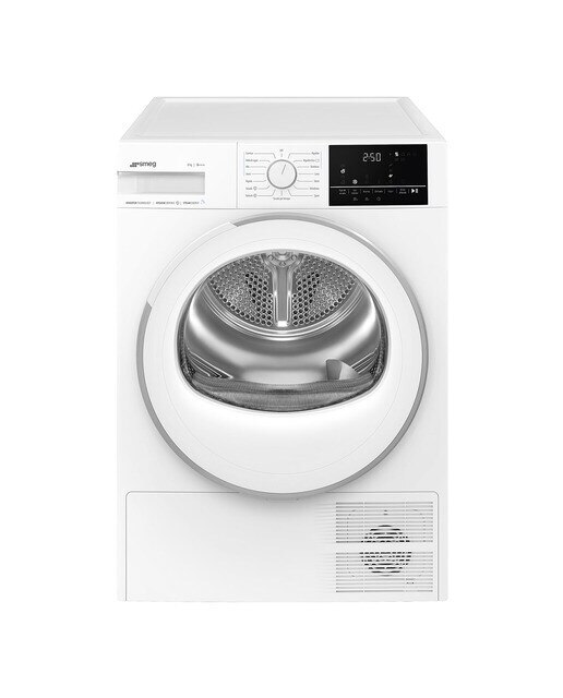 Secadora Smeg 8 kg, Condensación, Bomba de calor - DN83SEES Blanco-1