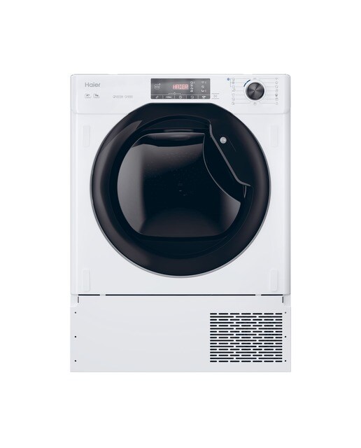 Imagem 0 de Máquina de Secar Roupa Encastrável Haier Series 6 HDBI H7A2TBEXS Wifi Condensação Bomba de Calor de 7 Kg - Branco