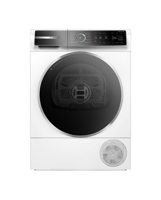 Secadora Bosch 9 kg condensación, bomba de calor, Iron Assist - WQB246C0ES Blanco-1