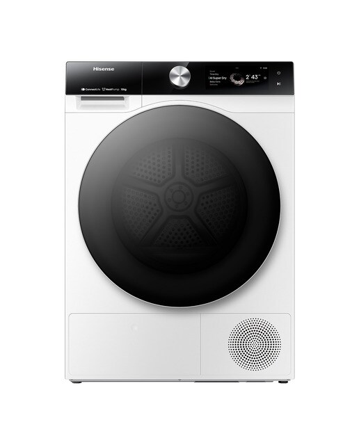 Secadora Hisense 10 kg, Bomba de calor, Condensación Serie 7S - DH7S107BW - Blanco Blanco-1