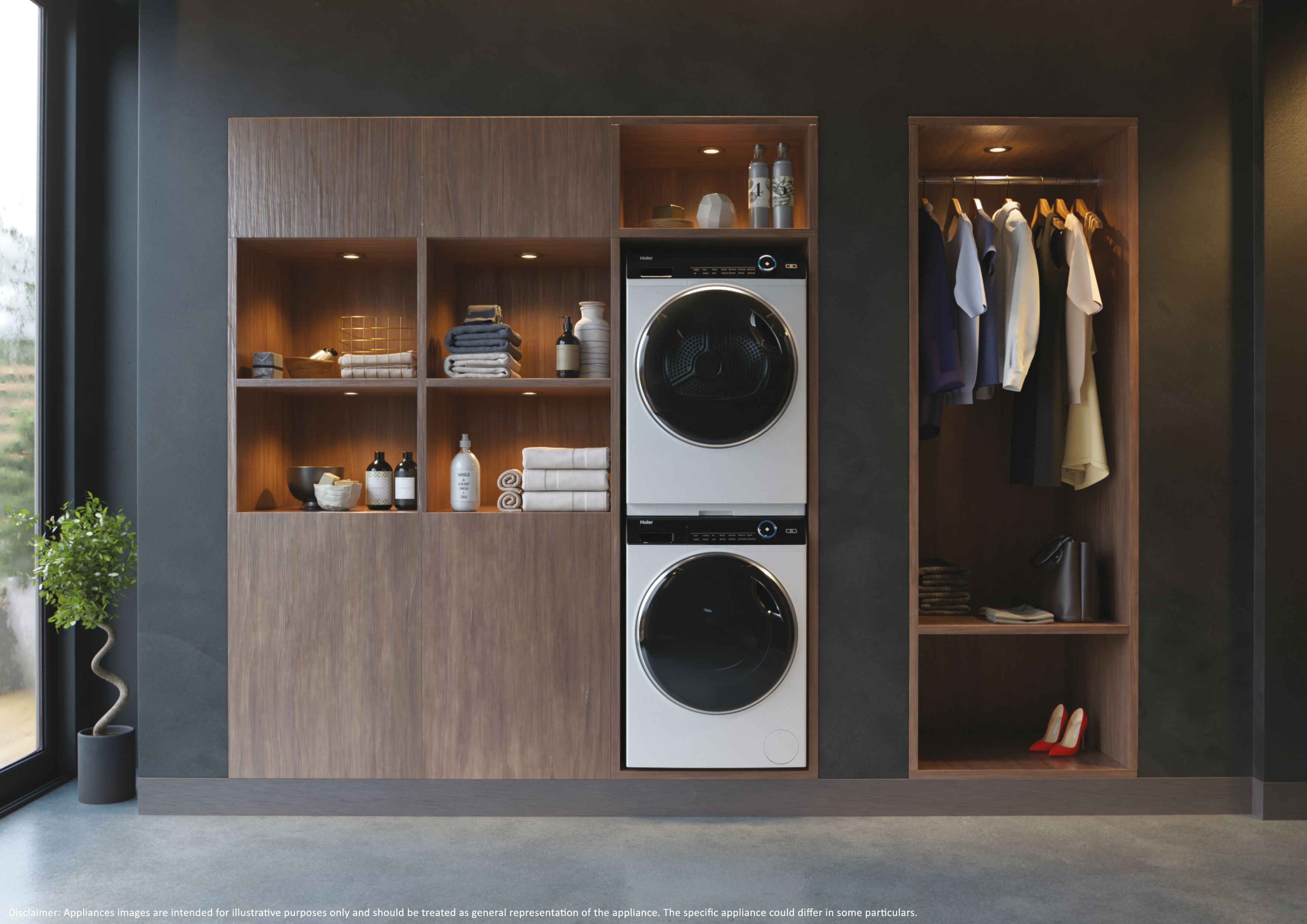 Máquina de Secar Roupa Haier I-Pro Series 7 HD100-A2979N-S Bomba de Calor e de 10 Kg - Branco Branco-9