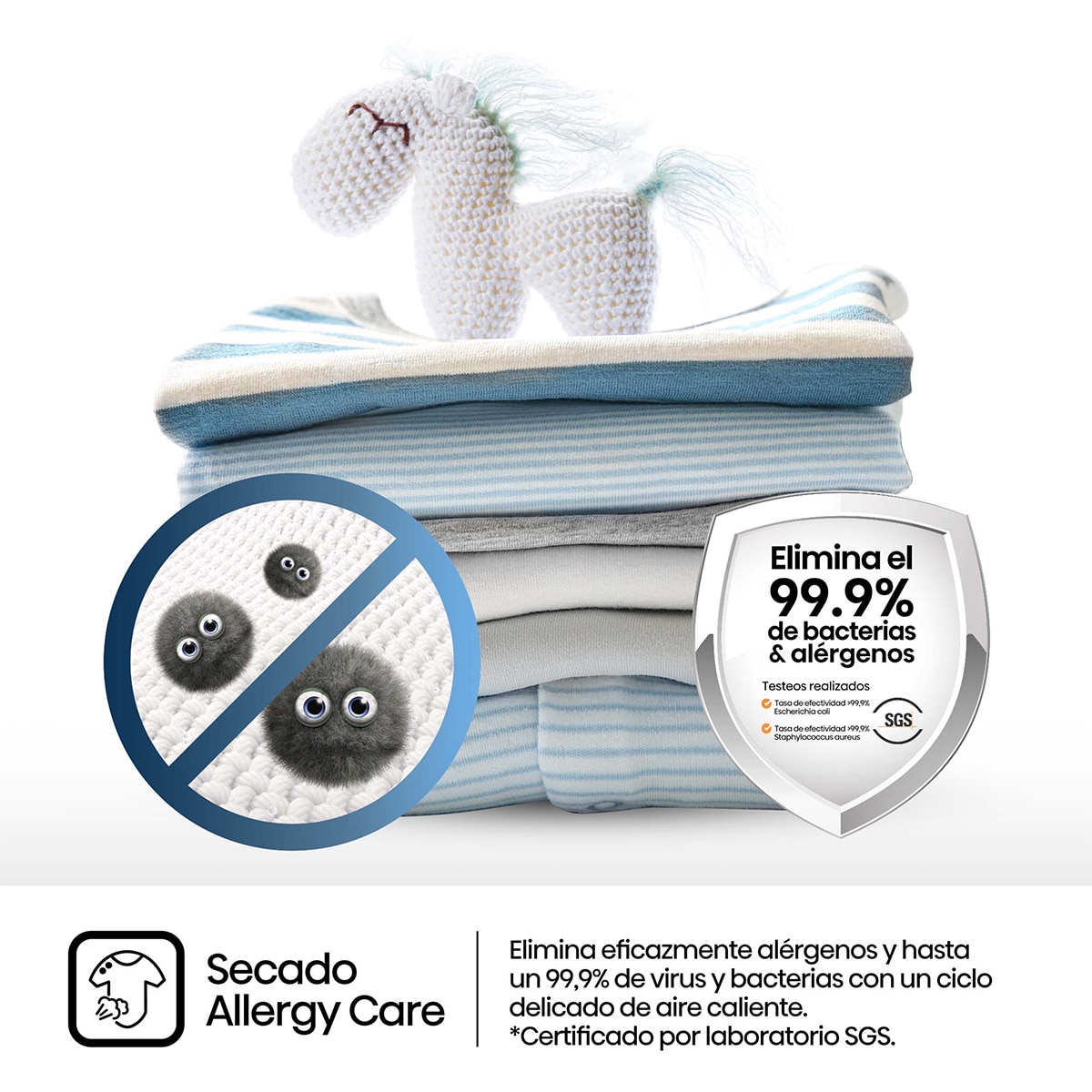 Secadora Hisense 9 kg Condensación, Bomba de calor Serie 3S - DH3S902BW3 Blanco-8