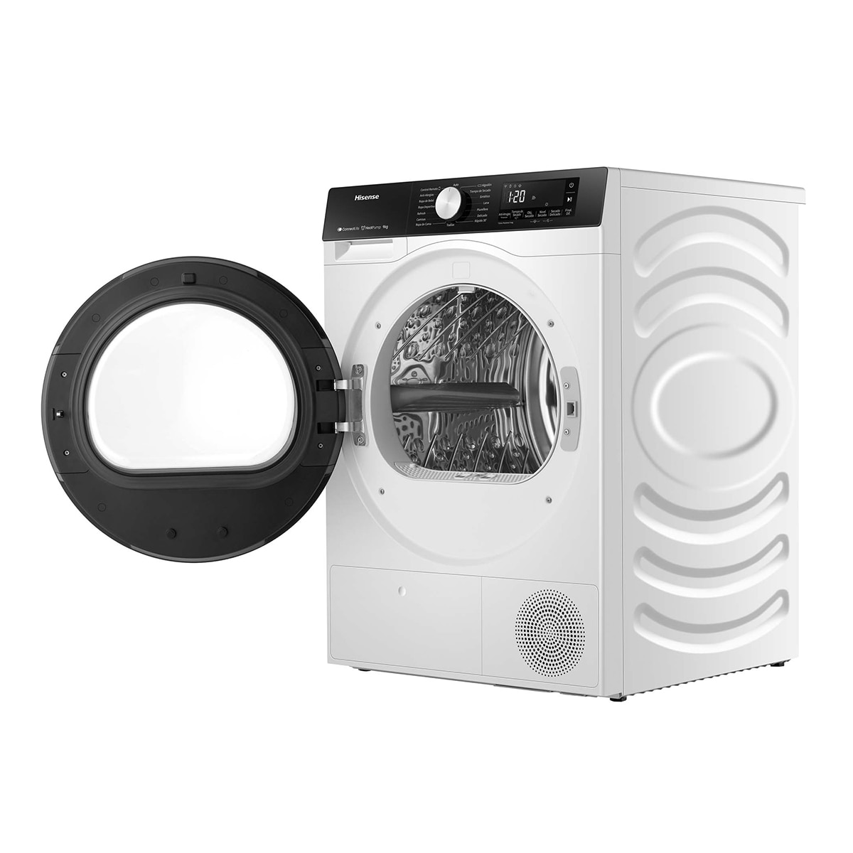 Secadora Hisense 9 kg Condensación, Bomba de calor Serie 3S - DH3S902BW3 Blanco-9
