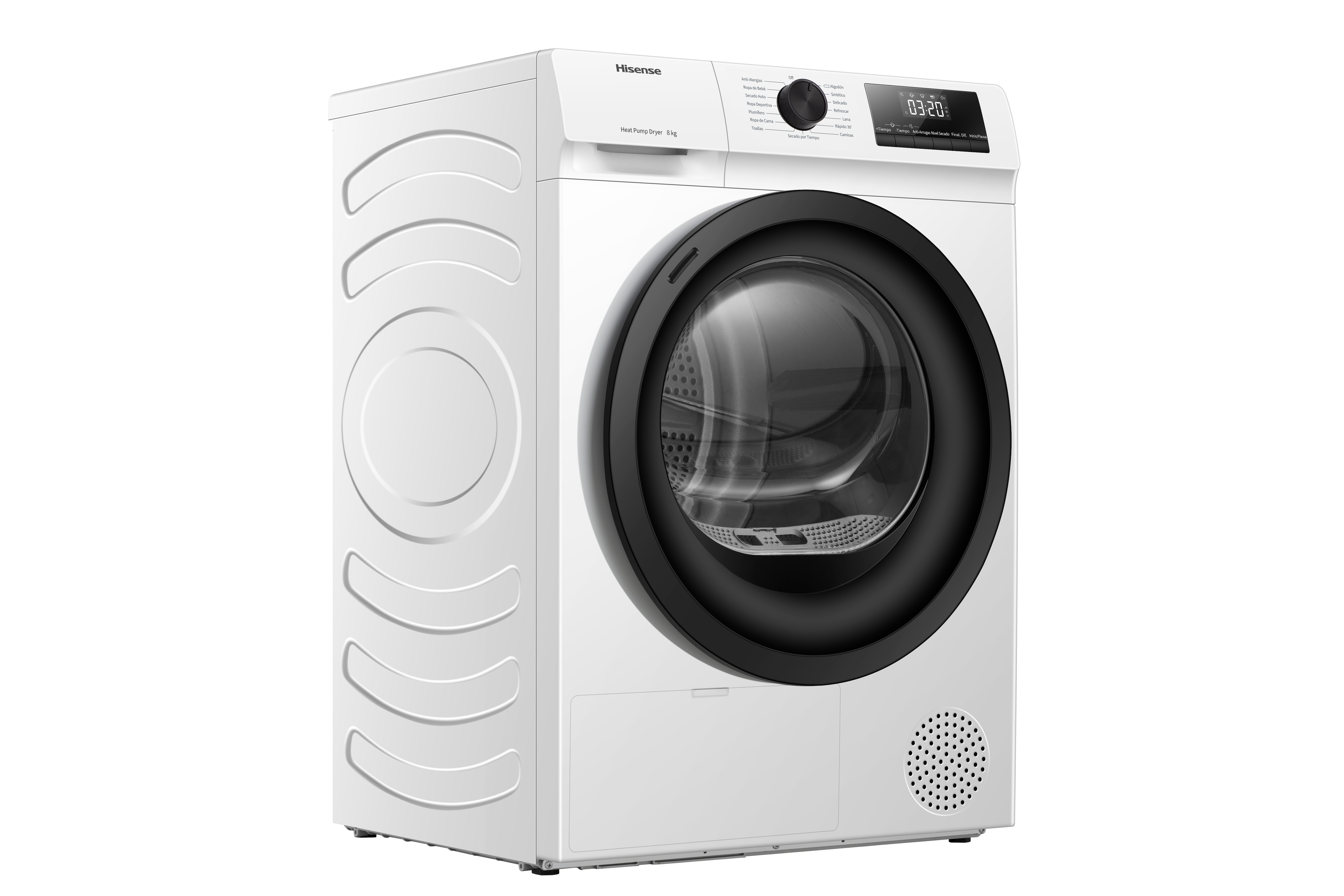 Secadora Hisense 8 kg, condensación Serie 1Q - DHQE800BW2 Blanco-5