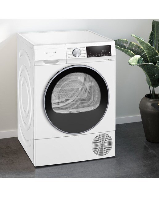 Máquina de Secar Roupa Siemens iQ500 WQ45G2D0ES Condensação, Bomba de Calor e de 9 Kg - Branco Branco-3