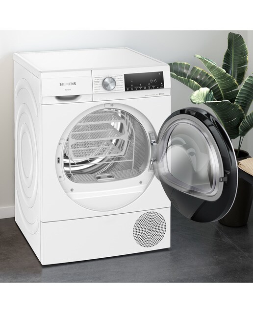 Máquina de Secar Roupa Siemens iQ500 WQ45G2D0ES Condensação, Bomba de Calor e de 9 Kg - Branco Branco-4