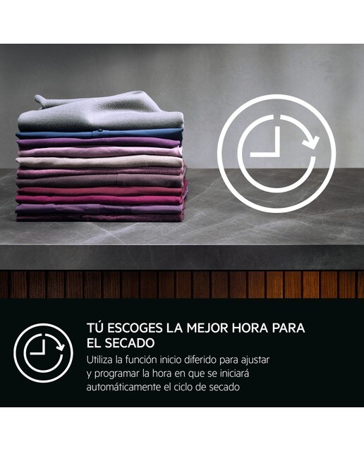 Secadora AEG 9kg Sensidry  - TR719G4PB Blanco-8